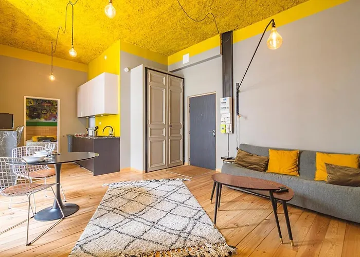 Reims, Le Yellow Loft, Proche Hyper Centre Lägenhet *